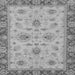 Square Machine Washable Oriental Gray Traditional Rug, wshabs2998gry