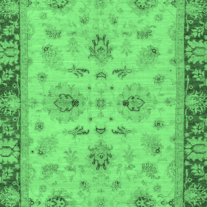 Oriental Emerald Green Traditional Rug, abs2998emgrn