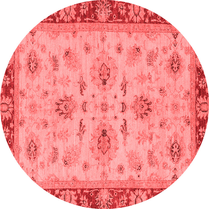 Machine Washable Oriental Red Traditional Rug, wshabs2998red