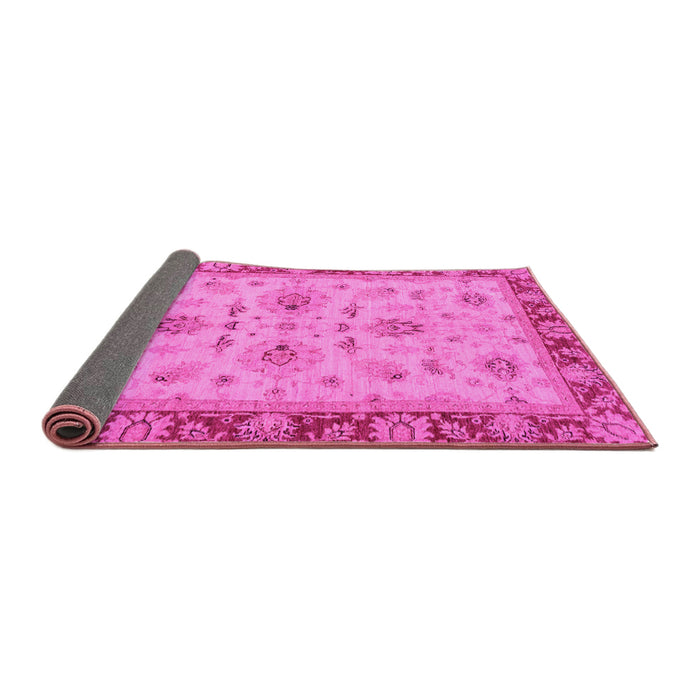 Sideview of Oriental Pink Traditional Rug, abs2998pnk
