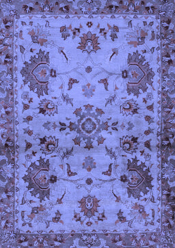 Abstract Blue Modern Rug, abs2999blu