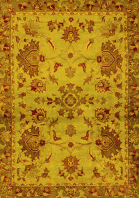 Abstract Yellow Modern Rug, abs2999yw