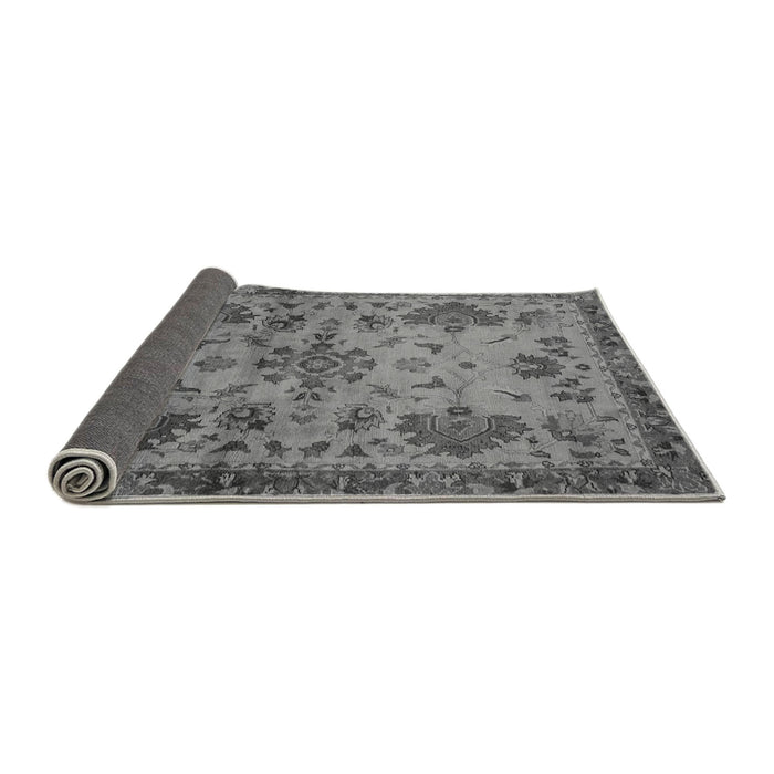 Sideview of Abstract Gray Modern Rug, abs2999gry