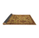 Sideview of Abstract Brown Modern Rug, abs2999brn