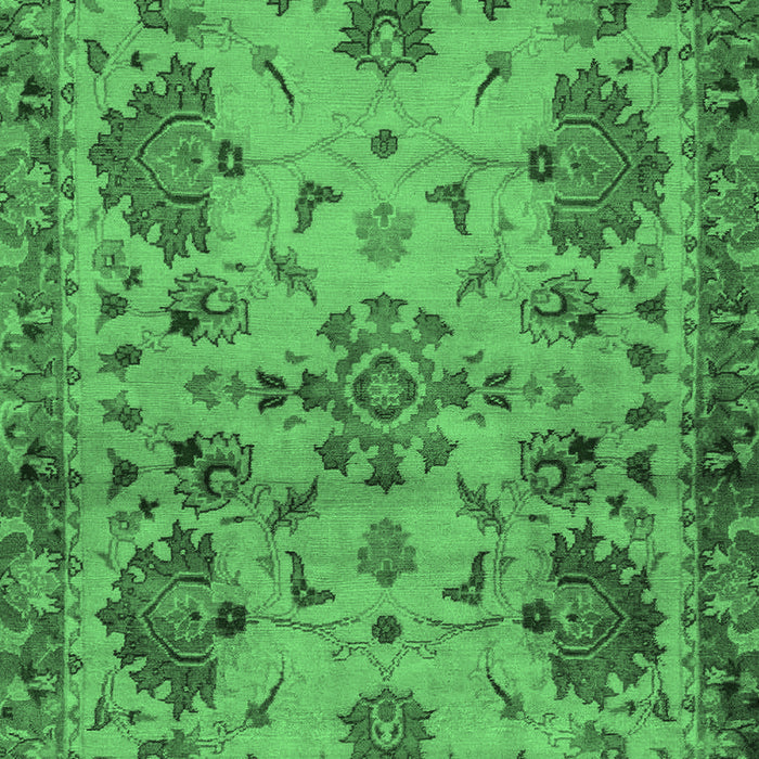 Machine Washable Abstract Emerald Green Modern Area Rugs, wshabs2999emgrn