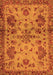 Abstract Orange Modern Rug, abs2999org