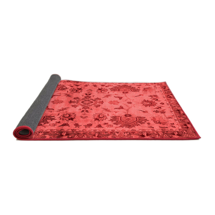 Abstract Red Modern Area Rugs