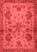 Abstract Red Modern Area Rugs