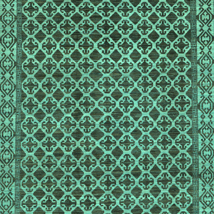Southwestern Turquoise Country Rug, abs299turq