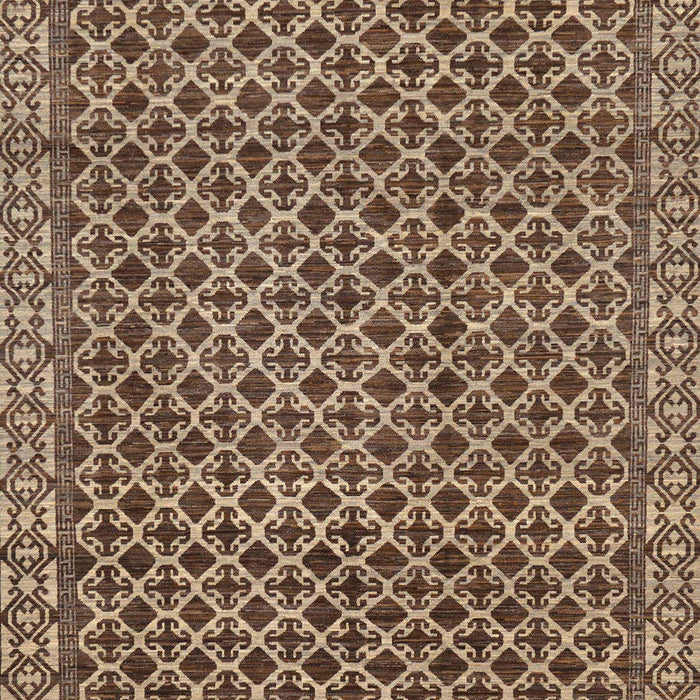 Machine Washable Abstract Camel Brown Rug, wshabs299