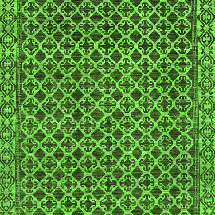 Southwestern Green Country Rug, abs299grn