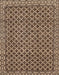 Abstract Camel Brown Southwestern Rug, abs299