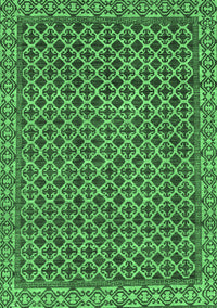 Southwestern Emerald Green Country Rug, abs299emgrn