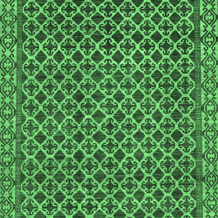 Southwestern Emerald Green Country Rug, abs299emgrn