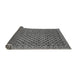 Sideview of Southwestern Gray Country Rug, abs299gry