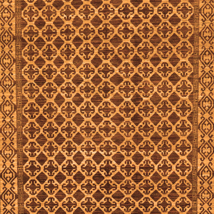Machine Washable Southwestern Orange Country Area Rugs, wshabs299org