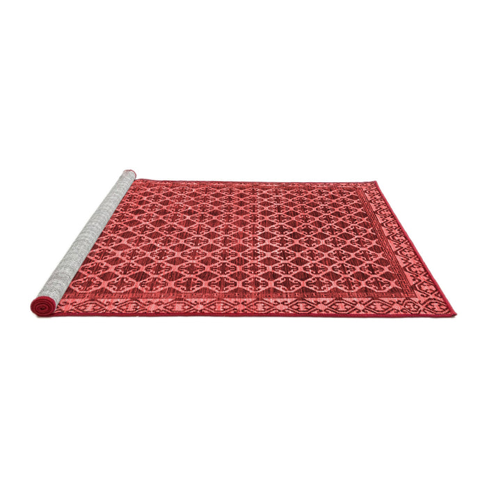 Country Red Washable Rugs