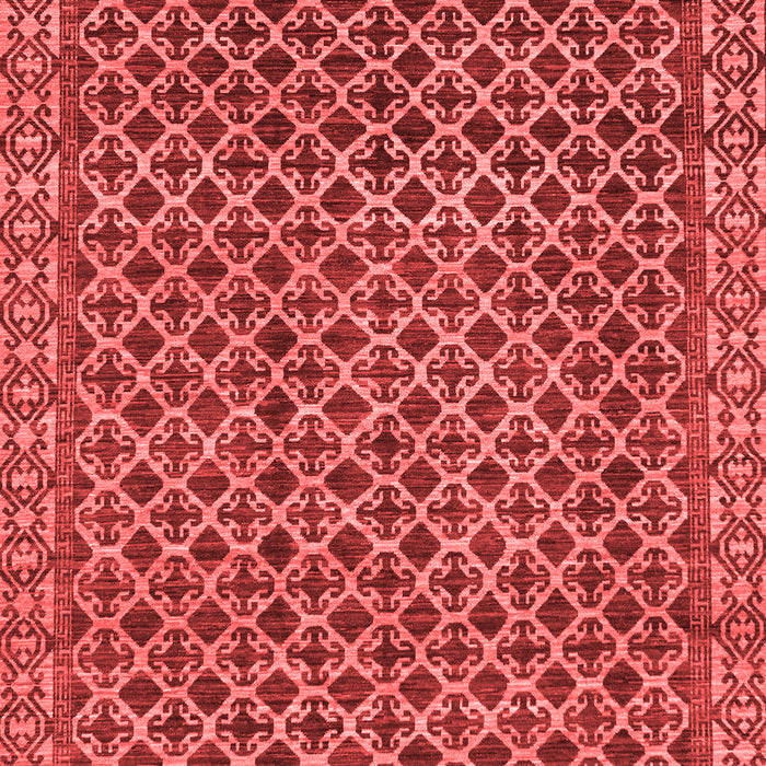 Machine Washable Southwestern Red Country Rug, wshabs299red