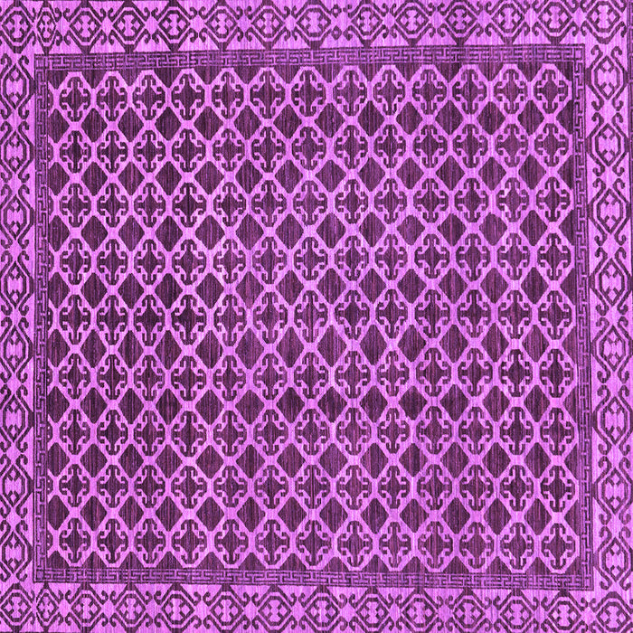 Square Southwestern Purple Country Rug, abs299pur