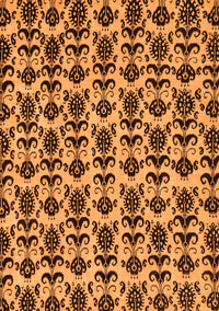 Abstract Orange Modern Rug, abs29org