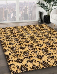 Abstract Bakers Brown Modern Rug, abs29