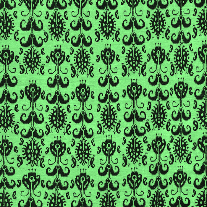 Machine Washable Abstract Emerald Green Modern Area Rugs, wshabs29emgrn