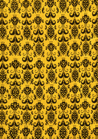 Abstract Yellow Modern Rug, abs29yw