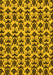 Abstract Yellow Modern Rug, abs29yw