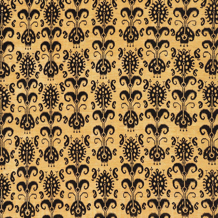 Machine Washable Abstract Bakers Brown Rug, wshabs29