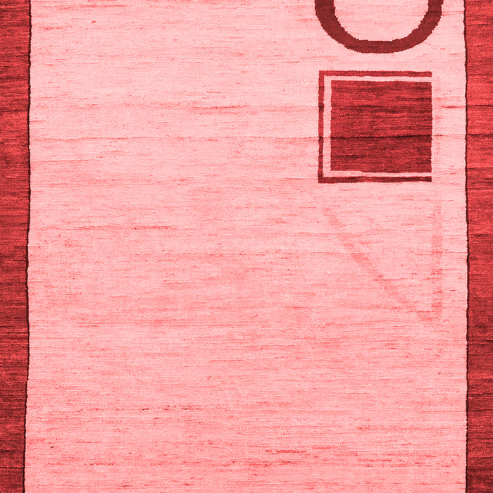 Solid Red Modern Area Rugs