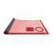 Solid Red Modern Area Rugs