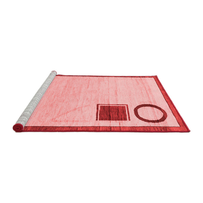 Modern Red Washable Rugs
