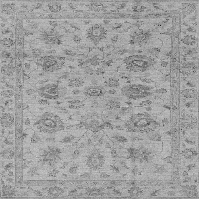 Square Oriental Gray Traditional Rug, abs3000gry