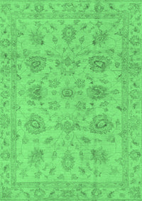 Oriental Emerald Green Traditional Rug, abs3000emgrn