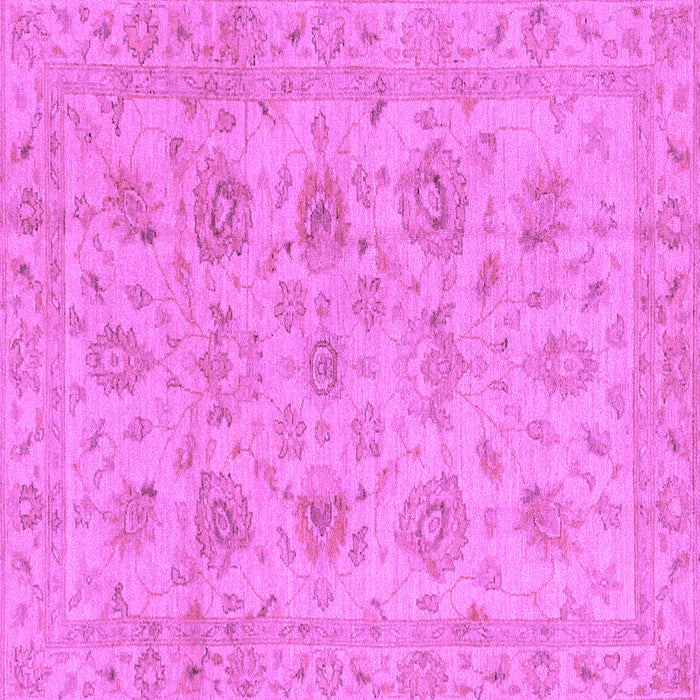 Square Oriental Purple Traditional Rug, abs3000pur