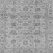 Square Machine Washable Oriental Gray Traditional Rug, wshabs3000gry