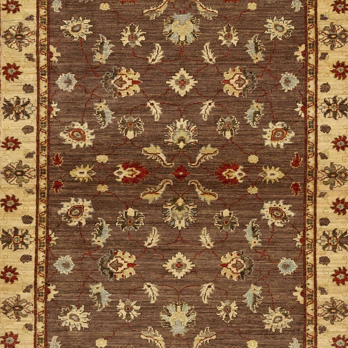 Machine Washable Abstract Orange Rug, wshabs3001