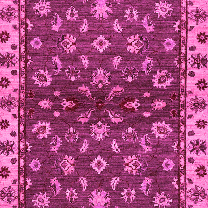 Machine Washable Oriental Pink Traditional Rug, wshabs3001pnk