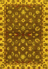 Oriental Yellow Traditional Rug, abs3001yw