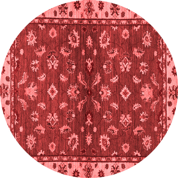 Machine Washable Oriental Red Traditional Rug, wshabs3001red