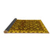 Sideview of Oriental Yellow Traditional Rug, abs3001yw