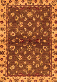 Oriental Orange Traditional Rug, abs3001org