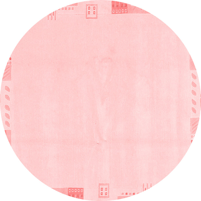 Machine Washable Solid Red Modern Rug, wshabs3002red