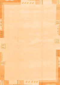 Solid Orange Modern Rug, abs3002org