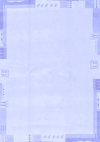 Solid Blue Modern Rug, abs3002blu