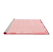 Modern Red Washable Rugs