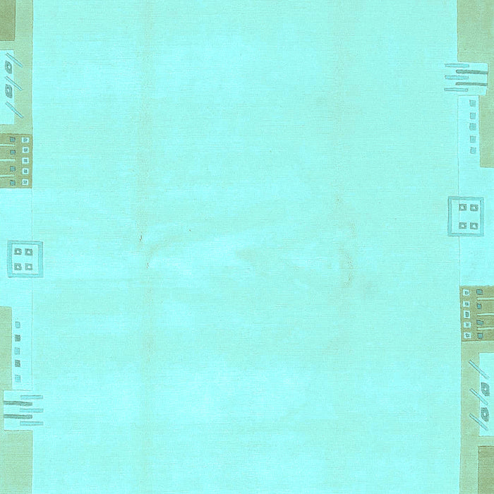 Machine Washable Solid Light Blue Modern Rug, wshabs3002lblu