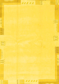 Solid Yellow Modern Rug, abs3002yw