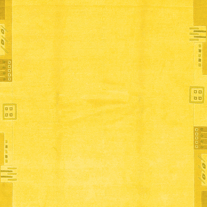 Solid Yellow Modern Rug, abs3003yw