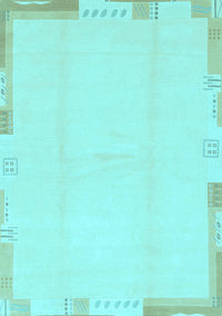 Solid Light Blue Modern Rug, abs3003lblu